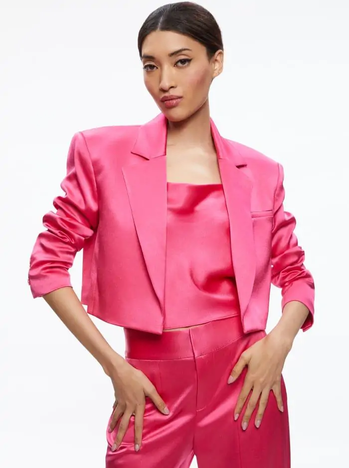 SHAN BOXY OVERSIZED CROPPED BLAZER